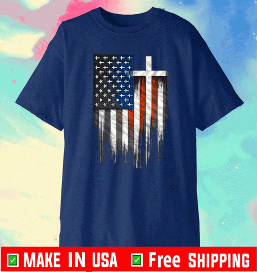 American Flag Crosses Shirt