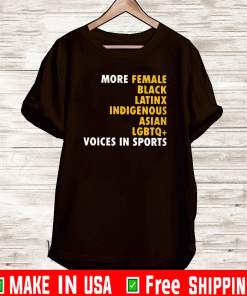 More Diverse Voices in Sports Shirt