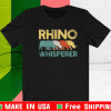 Rhino Rhinoceros Retro Vintage T-Shirt