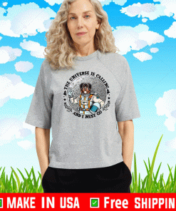 Rottweiler Astronaut The Universe Is Calling And I Must Go Shirt