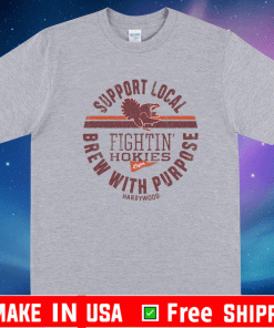 Support Local Brew With Purpose Fightin Shirt - Hikies Hardywood T-Shirt