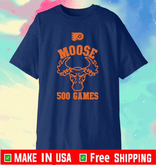 BILL MELTZER KEVIN HAYES MOOSE 500 GAMES SHIRT