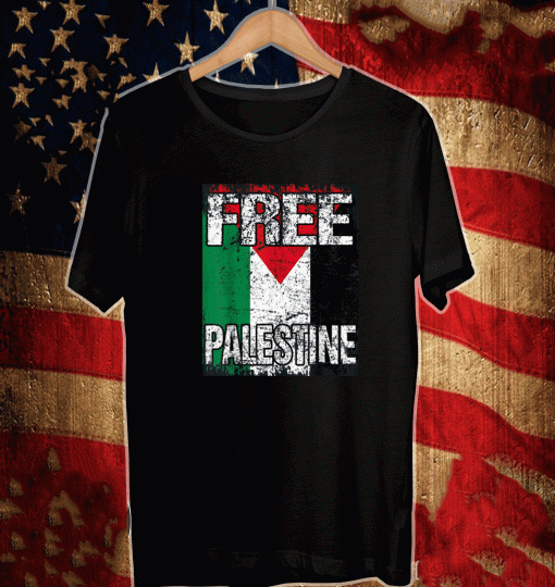 FREE PALESTINE FLAG T-SHIRT