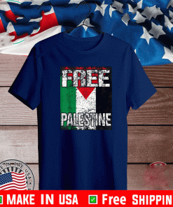 FREE PALESTINE FLAG T-SHIRT