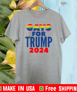 Gays For Trump 2024 Election T-Shirt