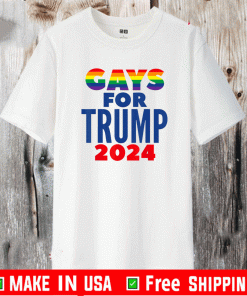 Gays For Trump 2024 Election T-Shirt