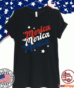 MERICA RED, WHITE & BLUE COLOR SHIRT