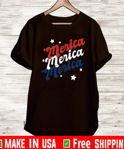 MERICA RED, WHITE & BLUE COLOR SHIRT