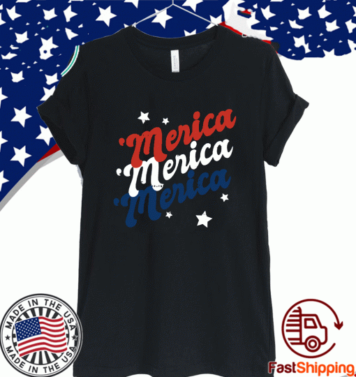 MERICA RED, WHITE & BLUE COLOR SHIRT