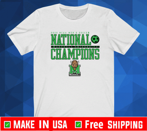 Marshall Thundering Herd 2020 NCAA Men's Soccer National Champions T-Shirt