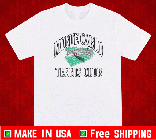 Monte Carlo Tennis Club Illustration T-Shirt