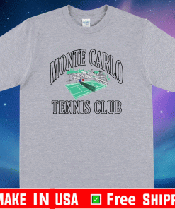 Monte Carlo Tennis Club Illustration T-Shirt