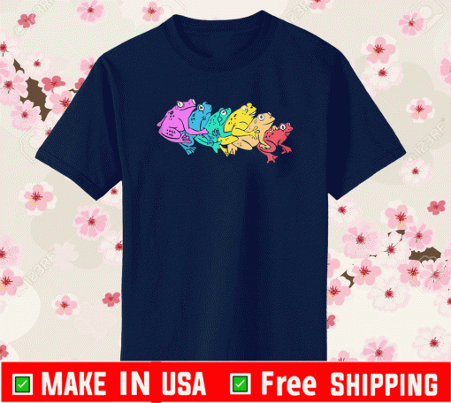 PFIZER RAINBOW GAY FROG TEE SHIRTS