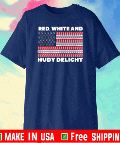 RED WHITE AND HUDY DELIGHT SHIRT