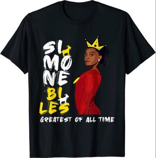 Simone Gymnastics Goats Biles Wins New Record Tee T-Shirt