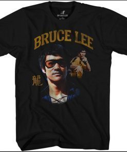 Bruce Lee Mens Mirror Shirt - The Way of The Intercepting Fist Graphic T-Shirt