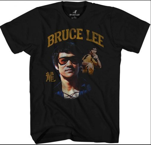 Bruce Lee Mens Mirror Shirt - The Way of The Intercepting Fist Graphic T-Shirt