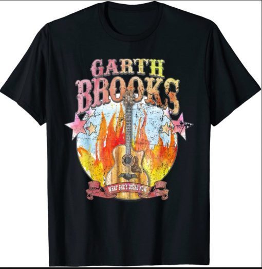 Graphic Garths Arts Brook Guitarist Legends Music For Fans T-Shirt