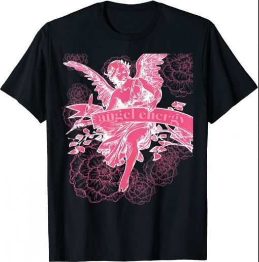 Angel Energy Celestial Floral Graphic 2021 T-Shirt