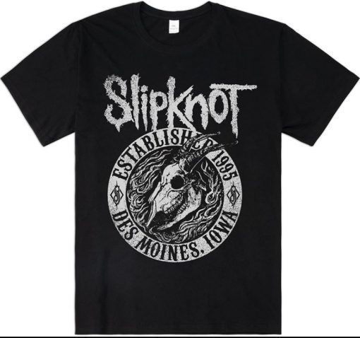 Slipknot T-Shirt Logo 1995 Short Sleeve Heavy Metal Music Top Unisex Tee shirts