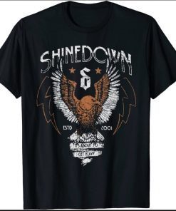 Retro Shinedowns Memes Cosplay Design Arts Rock Musician T-Shirt