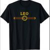 Leo Zodiac July August Birthday Graphic Art Leo Sign T-Shirt