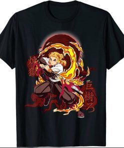 Anime Demons Slayers Kimetsus No Yaibas Rengokus 2021 T-Shirt