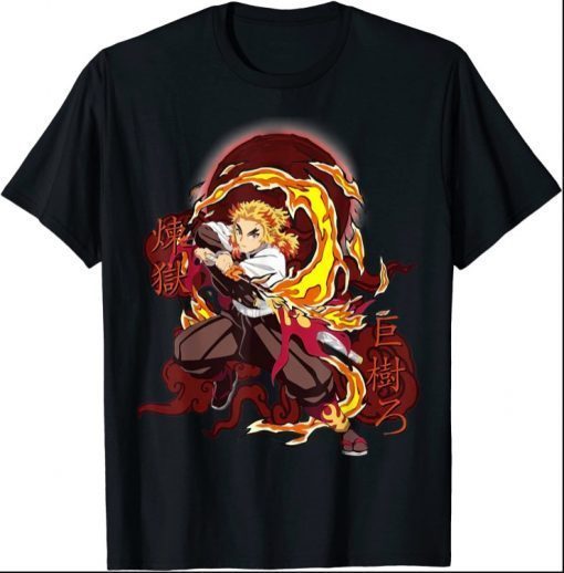 Anime Demons Slayers Kimetsus No Yaibas Rengokus 2021 T-Shirt