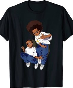 Boondock Riley-Huey Black Sitcom African American Cartoon Tee T-Shirt