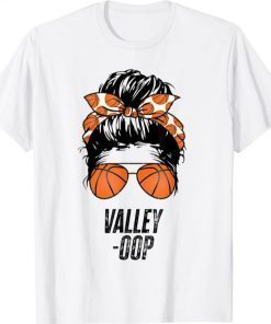 Phoenix Basketball Valley Oop messy bun sun basketball fan T-Shirt