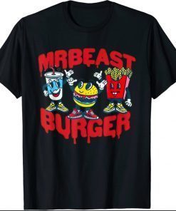 Retro Vintage Mr Game Funny Mr Gaming Beast Burger Game 2021 T-Shirt