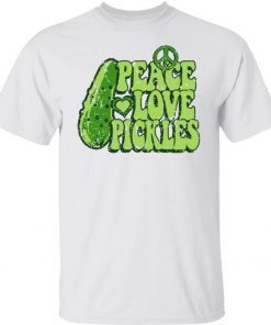 Cucumber peace love pickles shirt