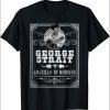 White and Black George Arts Strait Musician American Singers T-Shirt