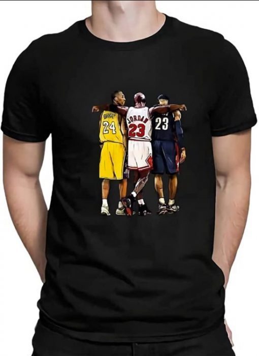 JWEIUYOE Men's Famous Basketball Superstar Number 24 tee Black Cool Tshirt