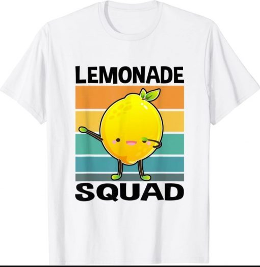 Lemonade Squad For Stand Boss Lemon Juice Summer T-Shirt