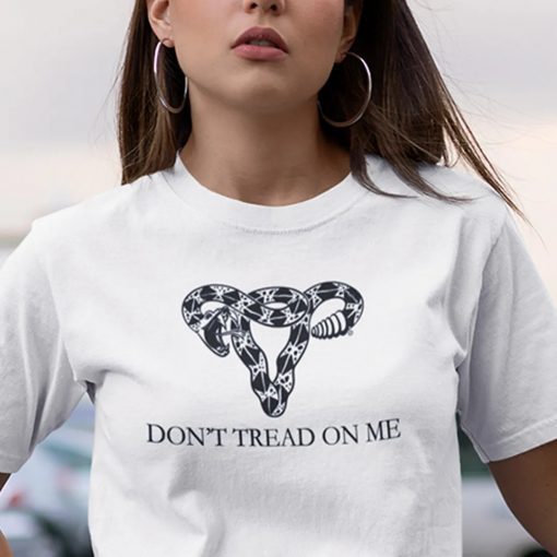 Official Don’t Tread On Me Uterus T-Shirt Pro Choice