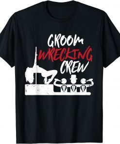 Classic Grooms Crew Wedding Bucks Groom Groomsmen Bachelor Party T-Shirt