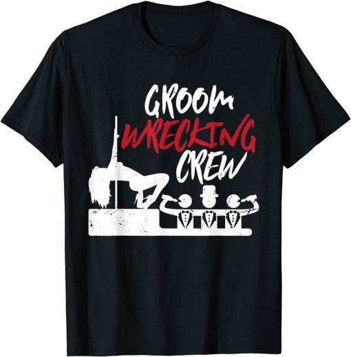 Classic Grooms Crew Wedding Bucks Groom Groomsmen Bachelor Party T-Shirt