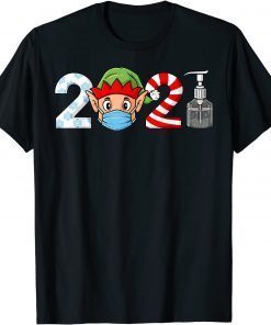 Funny Christmas Elf Funny Boys Kids Family Xmas 2021 T-Shirt