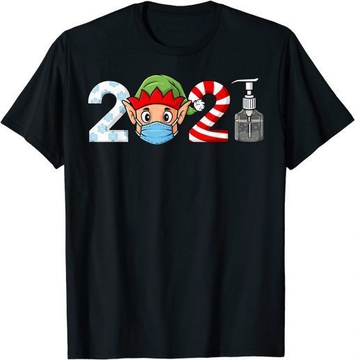 Funny Christmas Elf Funny Boys Kids Family Xmas 2021 T-Shirt