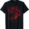 Free Tricks Shirt Scary Bloody Halloween Classic Shirt