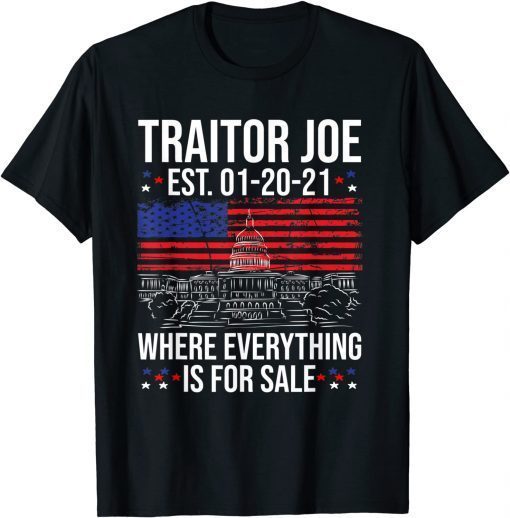 Mens Traitor Joe Anti Biden Sucks Joe Gotta Go Everything Sale T-Shirt