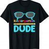 Official Kindergarten Dude Funny First Day Back To School Student T-Shirt