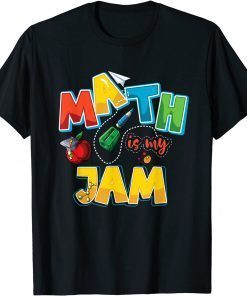 Unisex Math Teacher Math is My Jam Mathematic T-Shirt