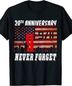 Never Forget 911 20th Anniversary Patriot Day Gift Shirts