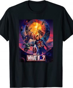 Marvel What If Character Group Poster T-Shirt