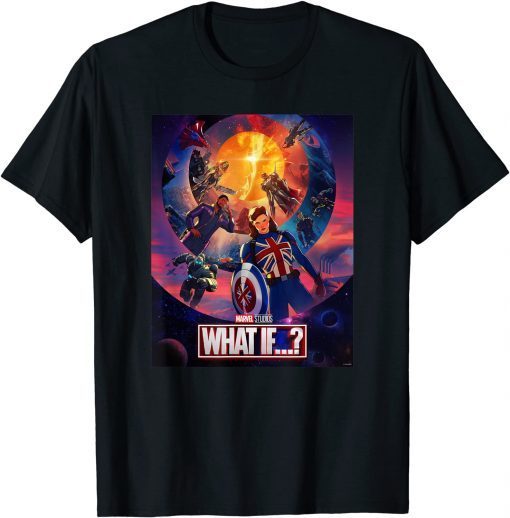 Marvel What If Character Group Poster T-Shirt