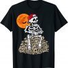 Halloween Skeleton Gamer Boys Kids Teens Gaming Gift Shirts