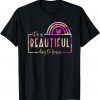 It's A Beautiful Day To Learn Rainbow Tie Dye Teacher Gifts T-Shirt