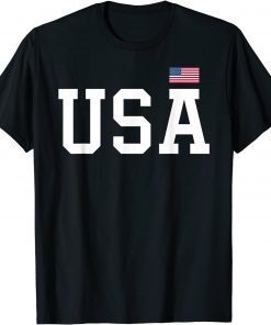 USA Patriotic Women Men Kids American Flag 4th of July Unisex T-Shirt